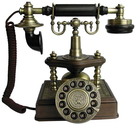 1894 Artesian Antique Telephone European Antique Brass Phones