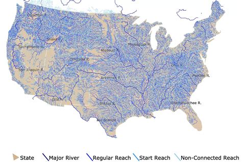 Map Of Rivers In The Usa - Windy Kakalina