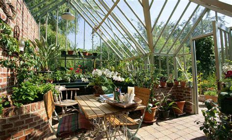 Amazing and Conservatory Greenhouse Interior Design