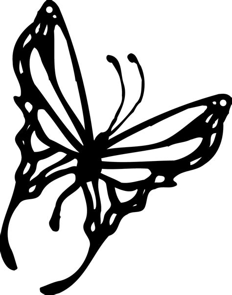 Free Butterfly Outline Clipart, Download Free Butterfly Outline Clipart png images, Free ...