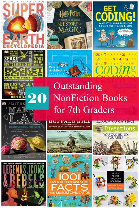 20 Good Nonfiction Books for 7th Graders to Read - Middle Grade Reads