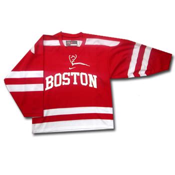 Nike Replica Alternate Boston University Hockey Jersey- Senior