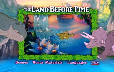 The Land Before Time (1988) - DVD Movie Menus