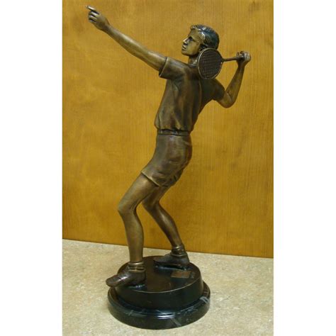 Tennis Statue | Bronze Sculpture of Male Tennis Player| Children Sports Sculptures | Bronze Golf ...