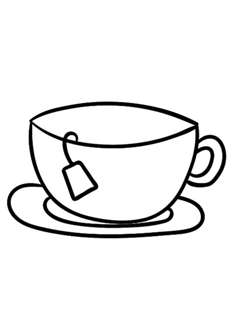 Tea Coloring Pages