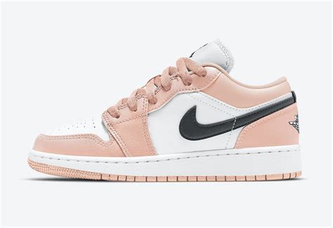 Air Jordan 1 Low GS Light Arctic Pink 553560-800 Release Date - SBD