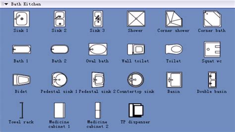 Bathroom Symbols On Floor Plans - floorplans.click