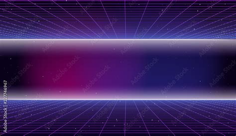 Retro futuristic background 1980s style. 80s retro sci-fi background. Bright abstract retro ...