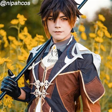 Game Genshin Impact Zhongli Cosplay Costume For Sale