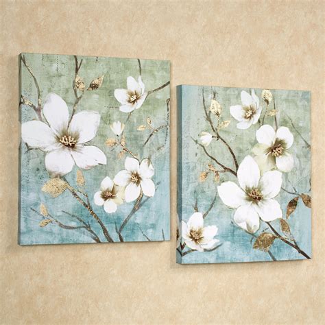 In Bloom Floral Canvas Wall Art Set | Flower canvas art, Flower art painting, Floral wall art ...