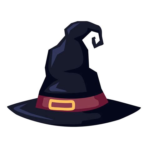 halloween witch hat accessory 12581033 Vector Art at Vecteezy