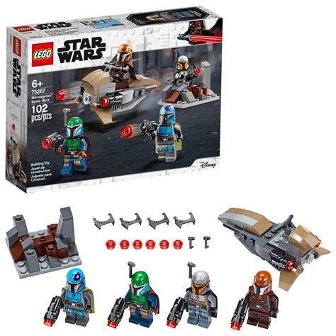 LEGO Star Wars Mandalorian Battle Pack 75267 Mandalorian Shock Troopers and Speeder Bike ...