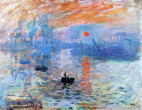 Claude Monet - Impression, Sunrise 1872 - Digital Remastered Edition Painting by Claude Monet ...