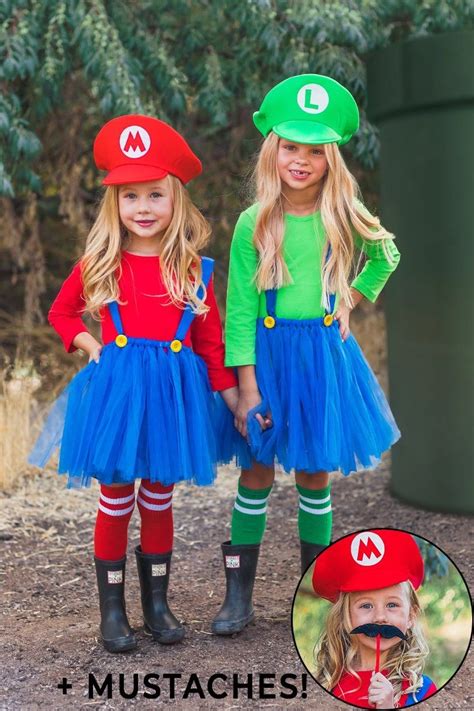 Halloween Costumes Mario And Luigi Family