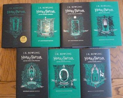 Harry Potter Slytherin House Editions- Complete Set (Books 1-7) (Harry Potter House Editions ...