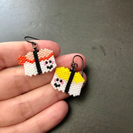 Tasty Sushi Perler Bead Patterns - Kids Art & Craft