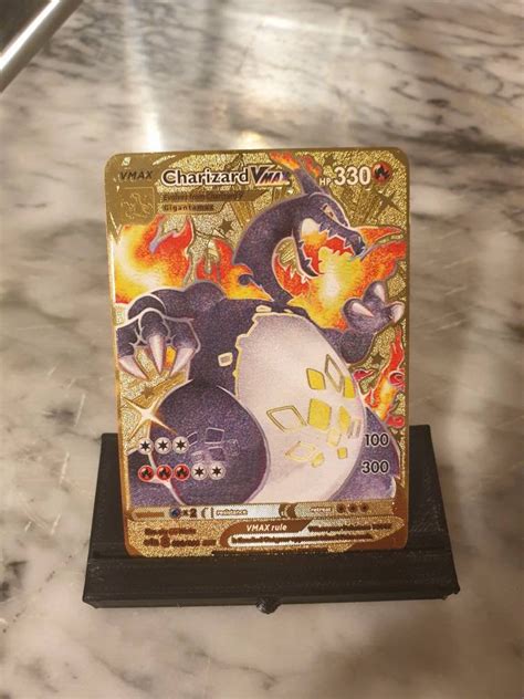 Gold metal pokemon card - fieldplm