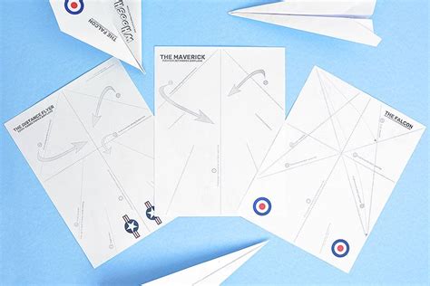 Paper Airplane Template | Free Printable Paper Airplane Designs