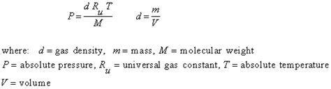 Equation For Density Using Pressure And Temperature - Tessshebaylo