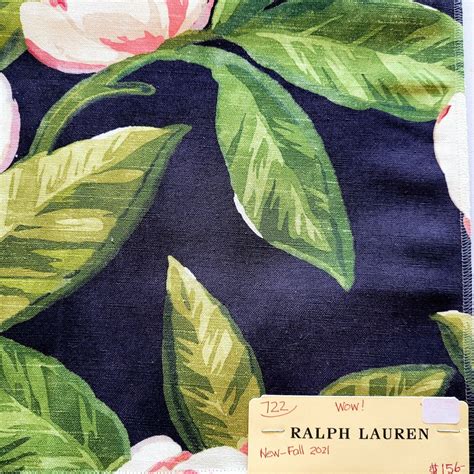 2021 RALPH LAUREN Fabric Remnant - MISSISSIPPI FLORAL - MIDNIGHT - 17"sq - $156 | eBay