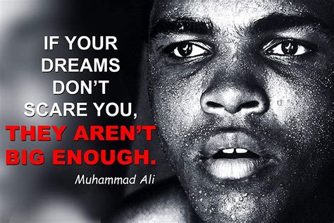 Muhammad Ali Quote Boxing Black History Month Sports Quotes Decorations Growth – Poster - Canvas ...