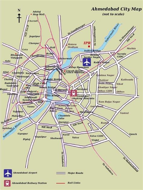 Iim Ahmedabad Cad Map