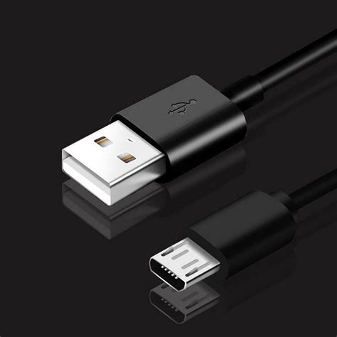 Micro USB 2A Fast Charging Cable 0.5 Meter Black – WizZon