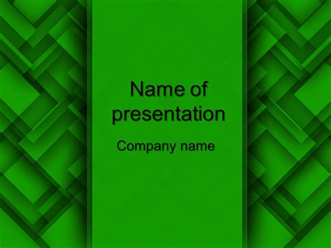 Download free Green Abstract powerpoint template for your presentation