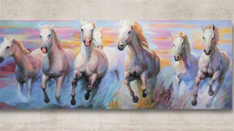 7 Running Horses Painting at PaintingValley.com | Explore collection of 7 Running Horses Painting