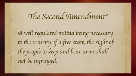 Second Amendment To The United States Constitution - YouTube