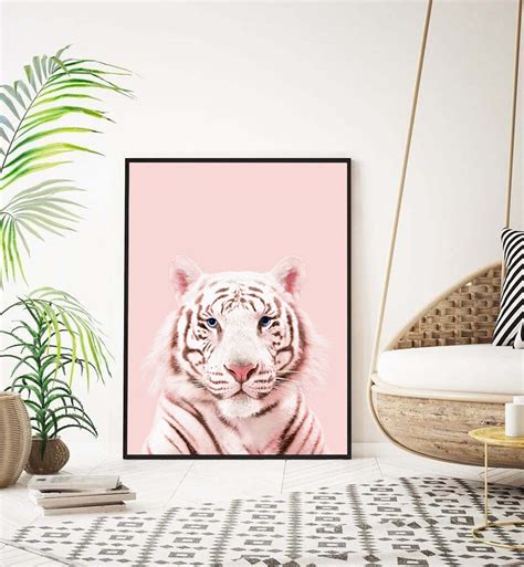 Tiger Print Pink Panther Printable Fashion Prints Light | Etsy