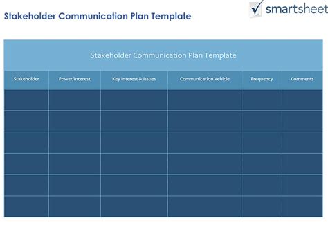 Stakeholder communication plan project management