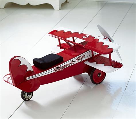 Red Airplane Ride-On | Pottery Barn Kids