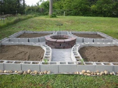 Raised Bed Garden Using Cinder Blocks - Garden Design