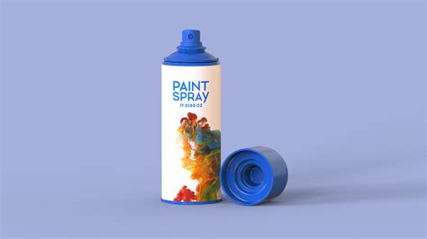 Spray Paint Plastic Bottle 3D Model