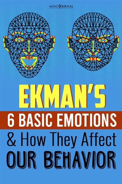 Ekman’s 6 Basic Emotions and How They Affect Our Behavior