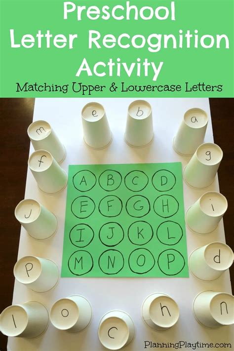 Preschool Letter Recognition Activities - Planning Playtime