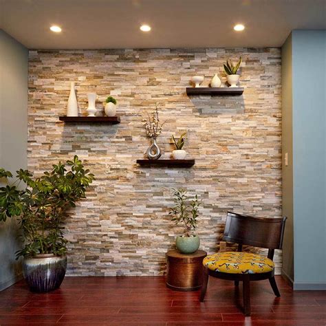 15 Stunning Accent Wall Ideas You Can Do | Stone walls interior, Stone accent walls, Faux stone ...