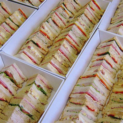 Traditional Triangle Sandwiches | Devour It Catering