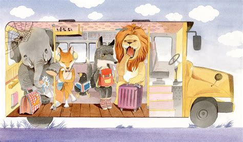 Watercolor children’s book illustrations on Behance