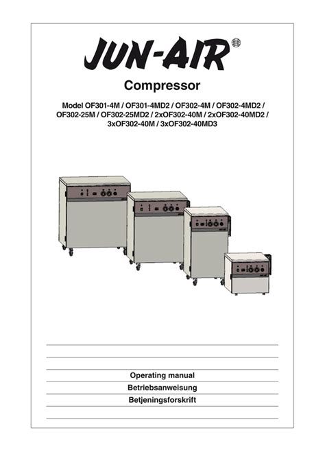 Compressor - Jun-Air | Manualzz