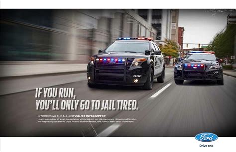 Ford police car chase on Behance