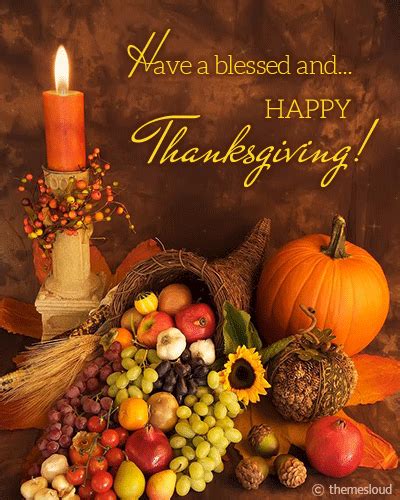 Blessed Thanksgiving Wish! Free Happy Thanksgiving eCards | 123 Greetings