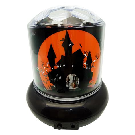 Halloween Haunted House Rotating Projector Light - Walmart.com