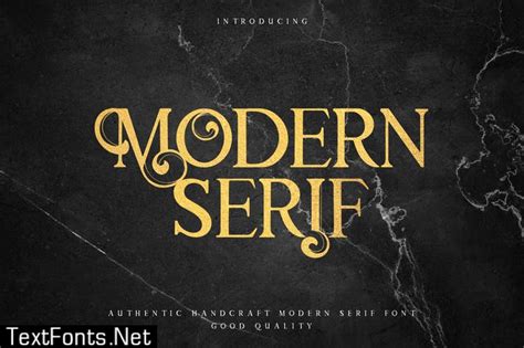 Modern Serif - Elegant Serif Font