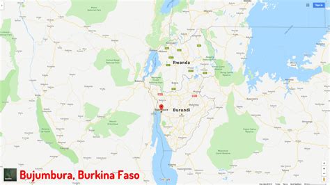 Bujumbura Map - Burundi