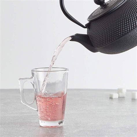 kettle Black Cast Iron Teapot Tea Kettle 900ml - Dealsdirect.co.nz