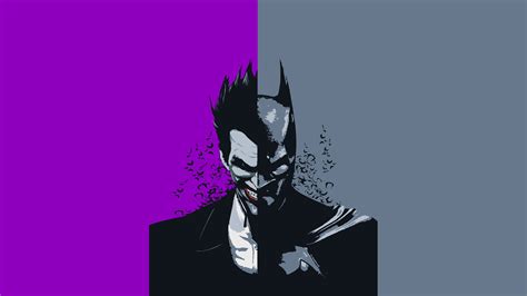 3840x2060 Resolution 4K Batman and Joker Minimalist 3840x2060 Resolution Wallpaper - Wallpapers Den