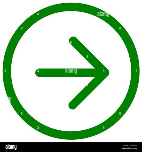 green Arrow pointing right direction symbol. green Directional Arrow sign icon. Flat right arrow ...