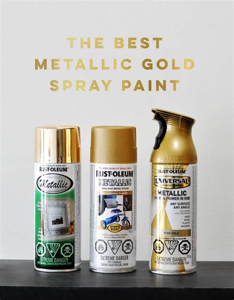 The Best Metallic Gold Spray Paint • visual heart creative studio